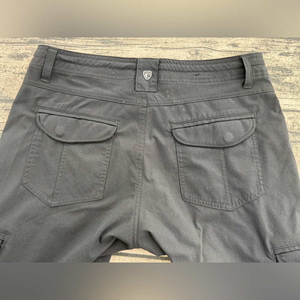 kühl Women's Splash Roll-up, Dark Gray Straight Leg Cargo Pants, Size 8 Regular - Picture 14 of 16